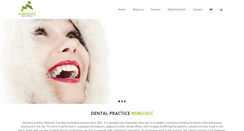 Desktop Screenshot of dental-mirkovic.co.rs
