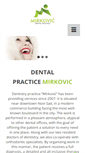 Mobile Screenshot of dental-mirkovic.co.rs