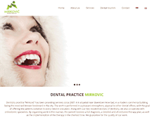 Tablet Screenshot of dental-mirkovic.co.rs